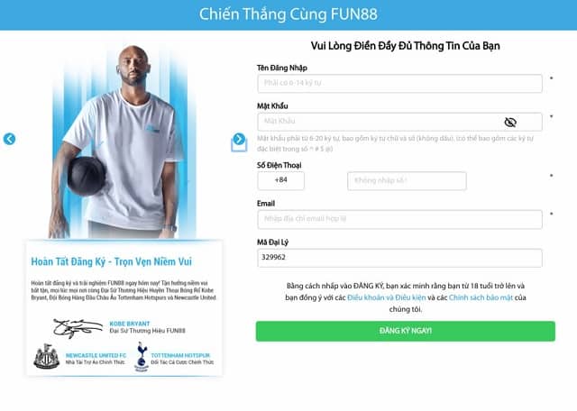 Đăng nhập vào tài khoản tại Fun88 Đăng nhập vào tài khoản tại Fun88