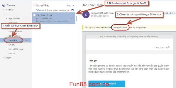 Kiểm tra email đăng ký