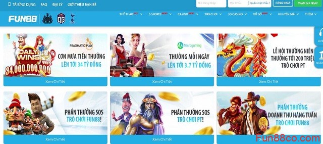 Khuyến mãi tại Bắn cá Fun88 Khuyến mãi tại Bắn cá Fun88