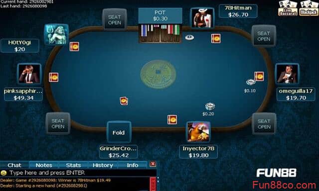 Một trong những yếu tố giúp người chơi nâng cao tỷ thắng cược trong Fun88 poker PC chính là nắm được nguyên tắc của trò chơi Một trong những yếu tố giúp người chơi nâng cao tỷ thắng cược trong Fun88 poker PC chính là nắm được nguyên tắc của trò chơi