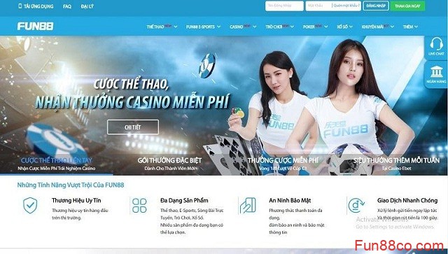 Những trò chơi mà Fun88 cung cấp Những trò chơi mà Fun88 cung cấp