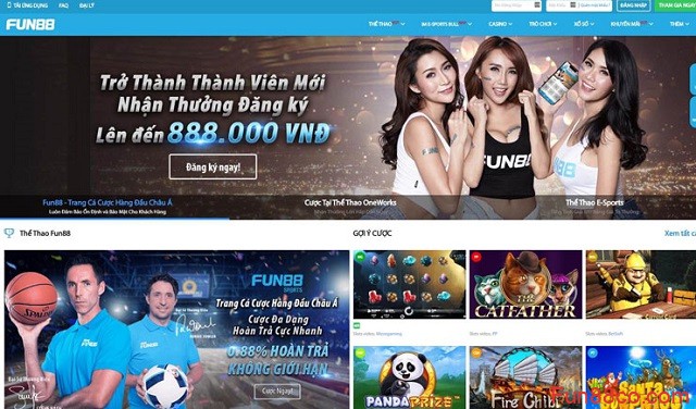 Thiên đường giải trí mang tên Fun88 Thiên đường giải trí mang tên Fun88