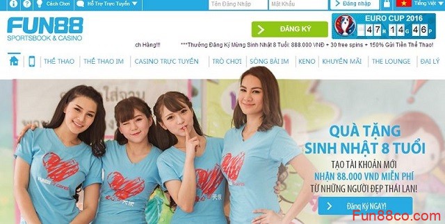 Đăng ký tài khoản tại nhà cái Fun88 ngay! Đăng ký tài khoản tại nhà cái Fun88 ngay!