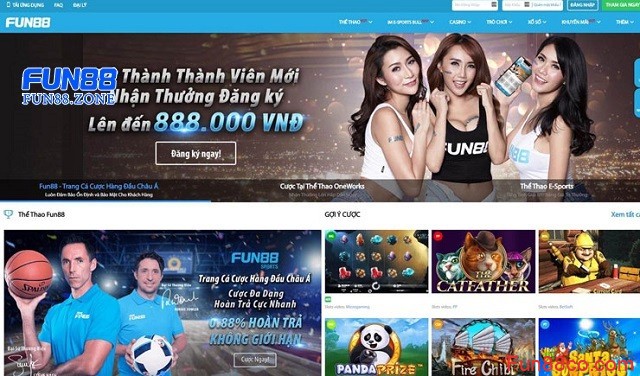 Nhà cái Fun88 thành lập từ năm 2009 Nhà cái Fun88 thành lập từ năm 2009